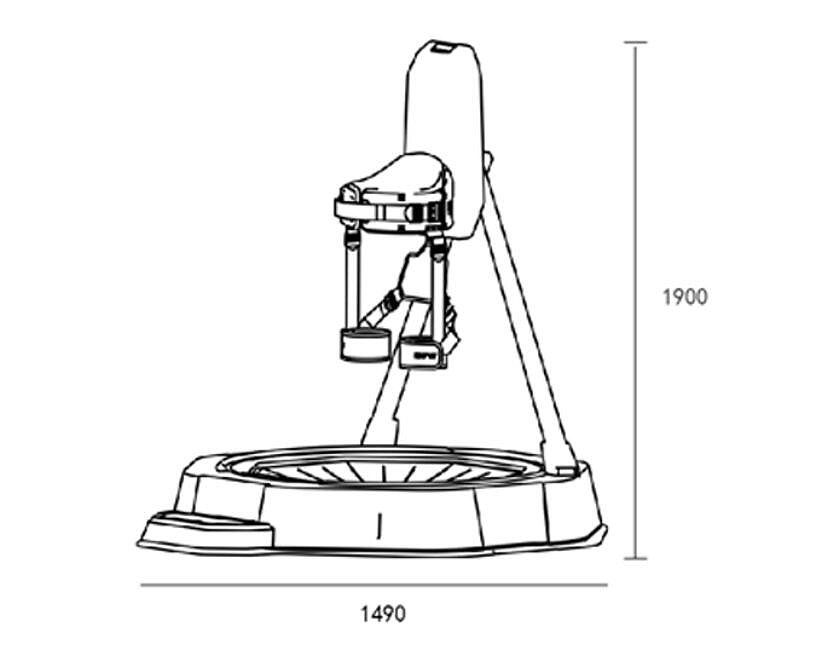 军朔 虚拟现实实战心理训练行走平台 JS-VRGJ-WALK产品参数