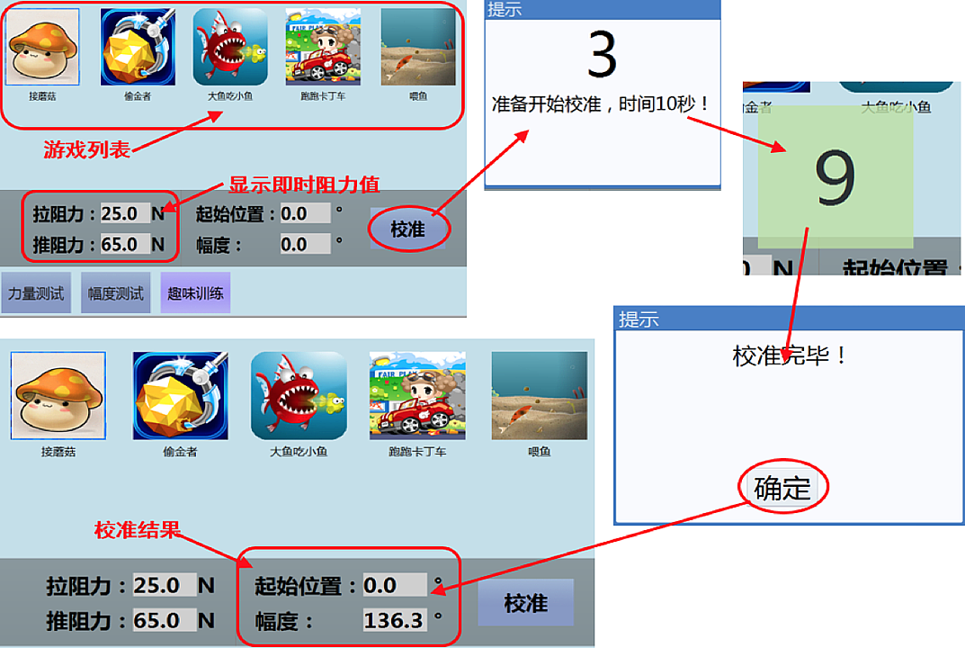 人来康复 肌力评估与运动反馈训练系统（上肢推举）运动训练系统 RLMP102产品细节