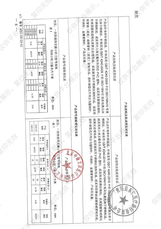 中研太和 一次性使用无菌小针刀 0.4*40mm 铜柄 盒装（100支）注册证