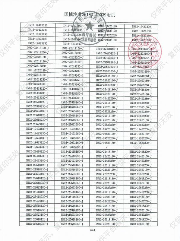 南微医学 一次性内窥镜用注射针 IN02-25423230（10支/盒 10盒/箱）注册证