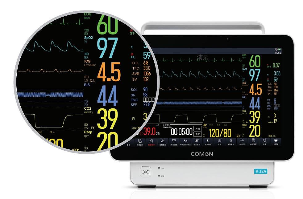 科曼COMEN 病人监护仪  K12A产品优势