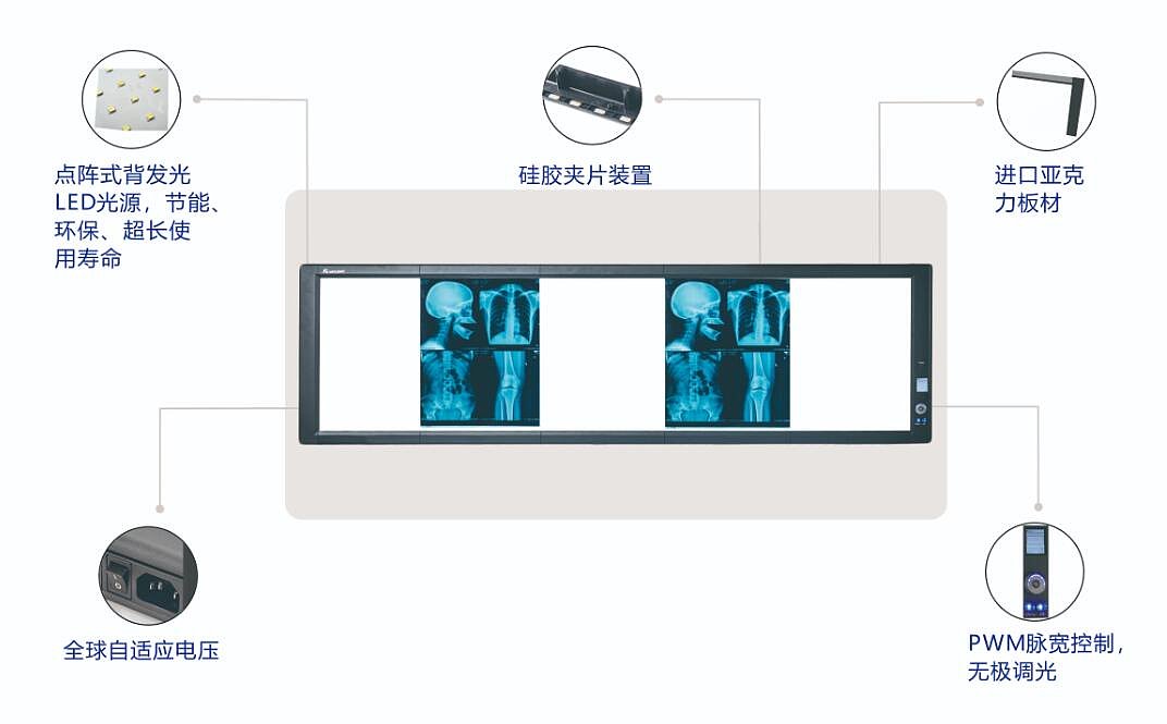 兆丰光电MPLENT X射线胶片观片灯 ZG-3产品优势