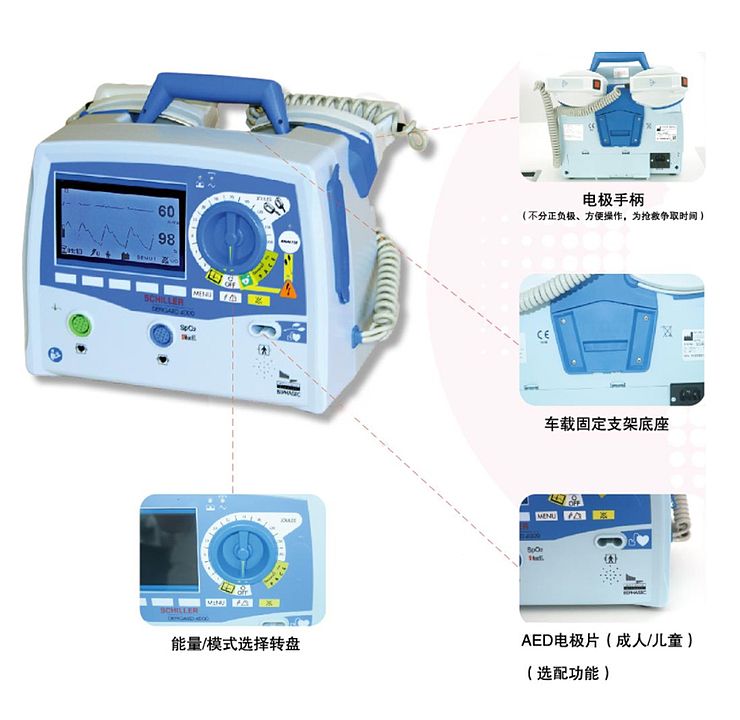 席勒Schiller 除颤仪 DEFIGARD 4000（标配）产品参数