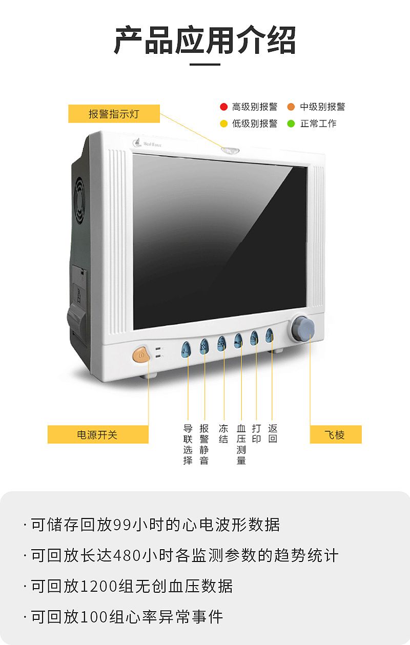 力康Heal Force 多参数监护仪 PC-9000B (3).jpg