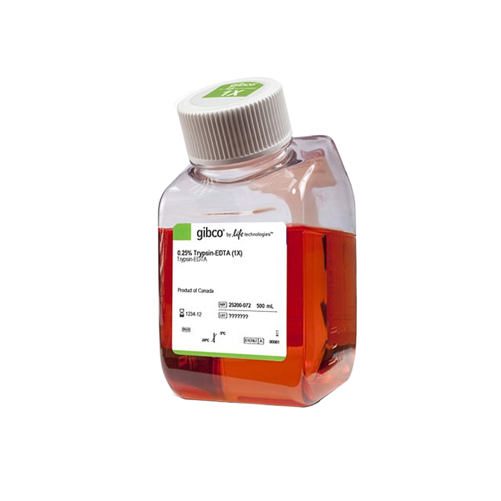 Gibco 胰酶0.25% Trypsin-EDTA 500ml 25200072基本信息